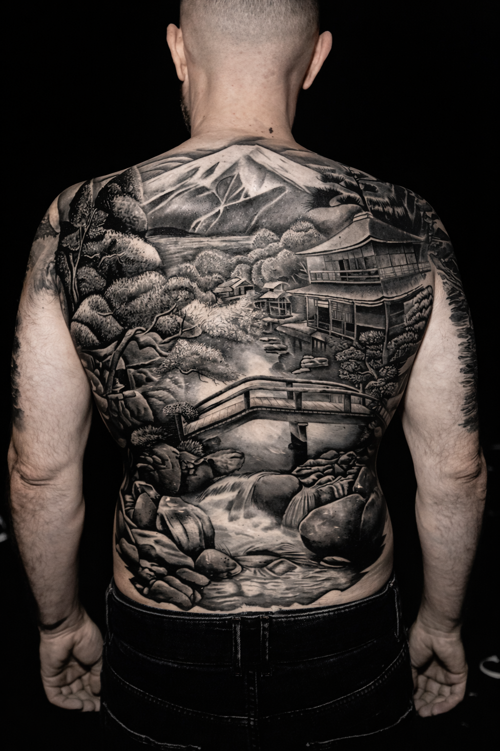 Black & Grey Realism Tattoo — Sento Ink Calgary