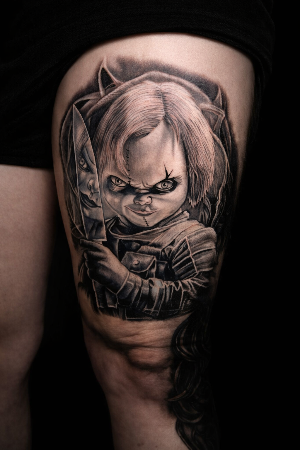 Black & Grey Realism Tattoo — Sento Ink Calgary